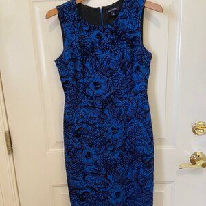 LandsEnd sheath dress; sleeveless, pockets, size 4